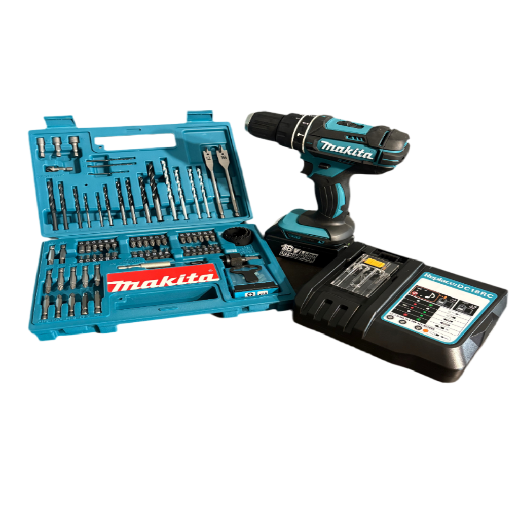 Pack Makita DHP482Z – Perceuse 18V + Coffret Makita + Batterie + Chargeur